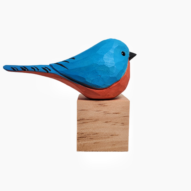 Eastern Bluebird on Stand