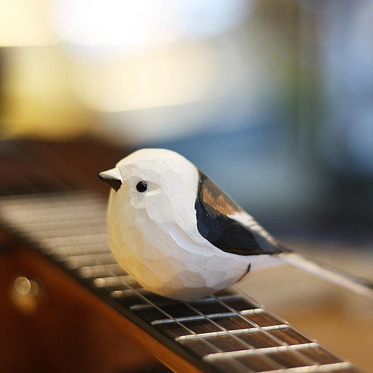 Aegithalidae Bird Figurines Decor - PAINTED BIRD SHOP