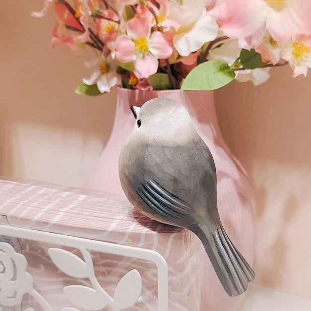 Canada Jay Sculpted Bird Decor - PAINTED BIRD SHOP