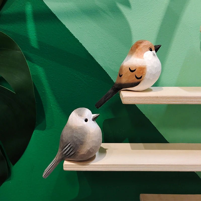 Canada Jay Sculpted Bird Decor - PAINTED BIRD SHOP